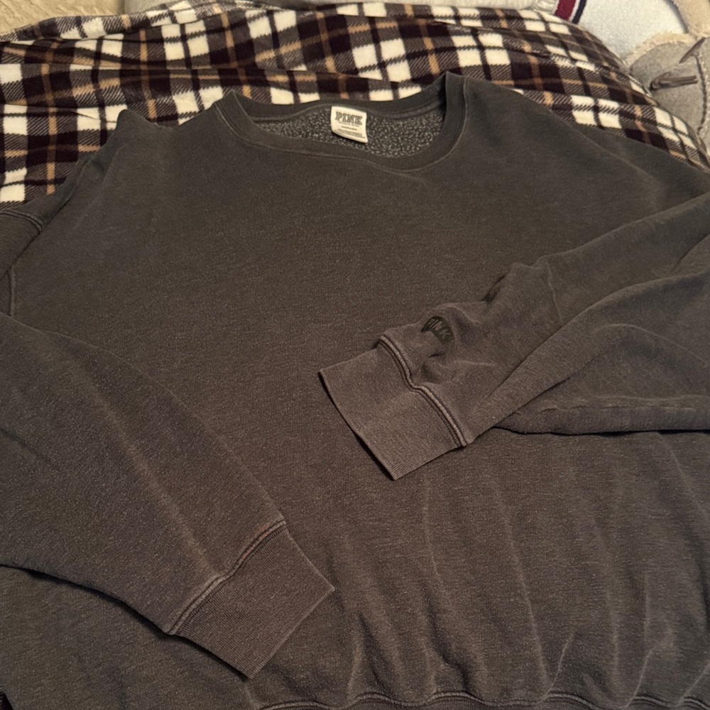 PINK Gray Sweatshirt